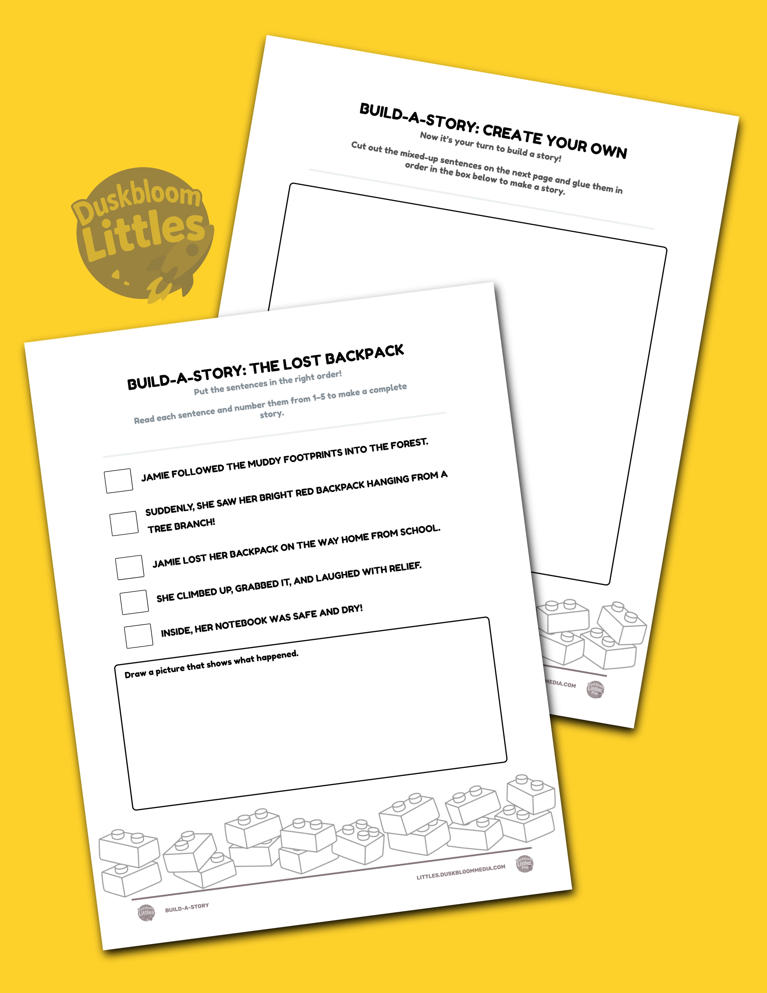 Build-A-Story Worksheets
